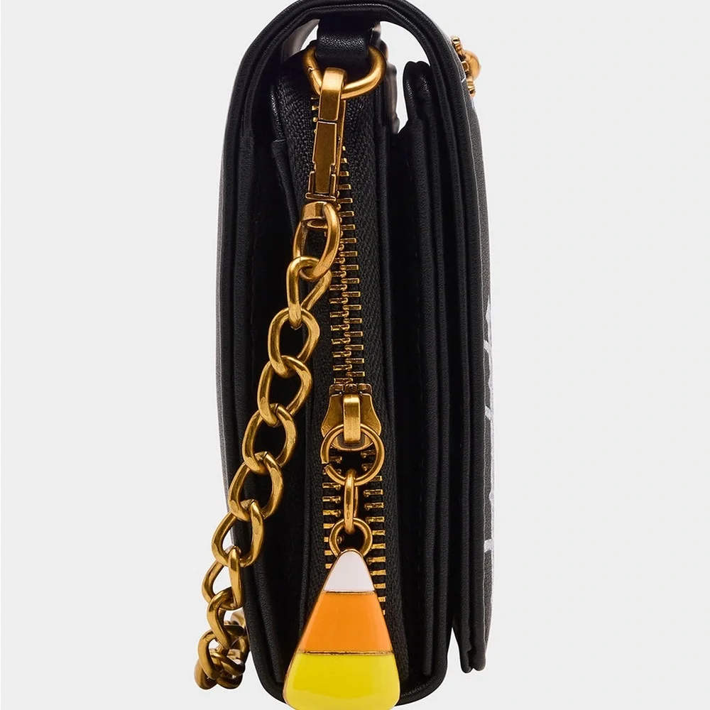 Halloween Pumpkin Face Crossbody Bag - Picture 4 of 6